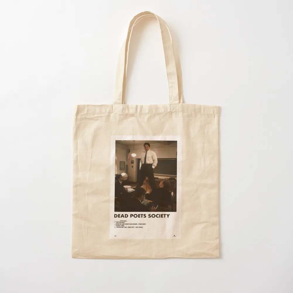 Dead Poets Society Movie Poster Tote Bag Lady bags Handbags women