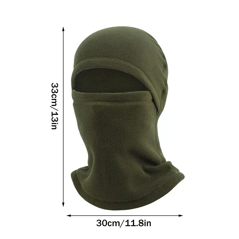 شتاء دافئ في الهواء الطلق ركوب كامل الوجه قناع يغطي بالاكلافا الصوف دراجة نارية الصيد التزلج قناع الوجه الدافئة يندبروف غطاء قبعة #6