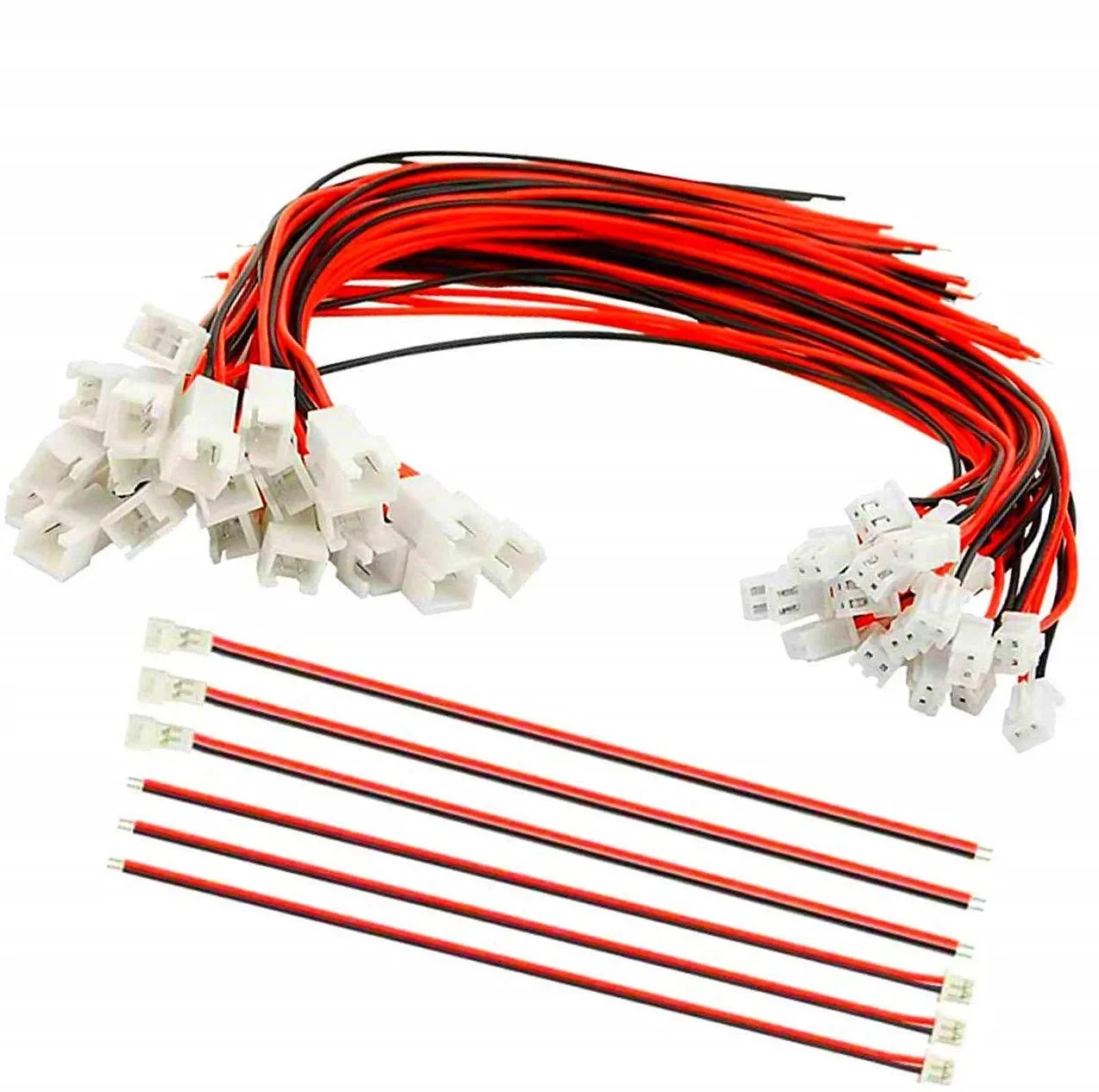 60 Paar JST XH 2,54 Mm Steckverbinder – 26 AWG, 150 Mm Kabel, Ideal Für LED, Drohnen & DIY Elektronik