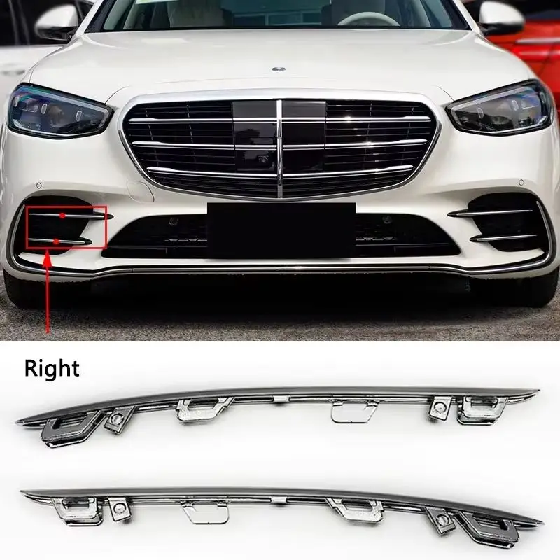 

A2238852102 A2238852202 A2238852302 a223885240 For Mercedes Benz S Class W223 Front Lower Right Left Grille Chrome Trim Chromium