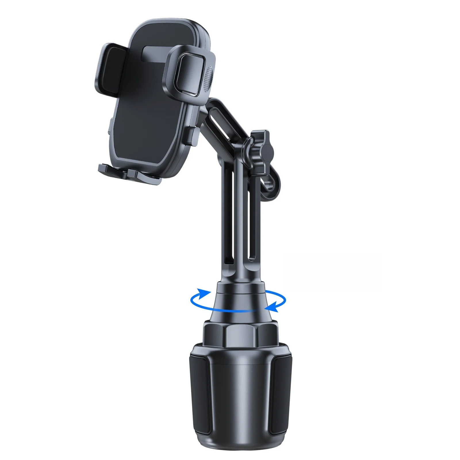 

Крепление для телефона на чашке для автомобиля, [обновленная версия] Универсальная подставка для телефона на чашке с длинной и регулируемой шеей, удобная совместимость