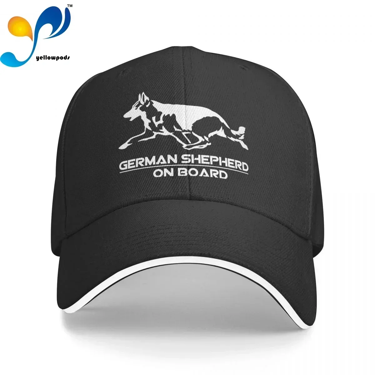 German Shepherd On Board Baseball Hat Unisex Adjustable Baseball Caps Hats Valve for Men and Women