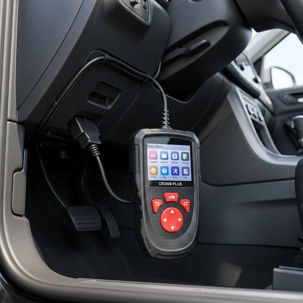 CR3008PLUS Scanner for Reading and Clearing Trouble Codes Viewing Live Data Streams and Performing System Readiness Checks