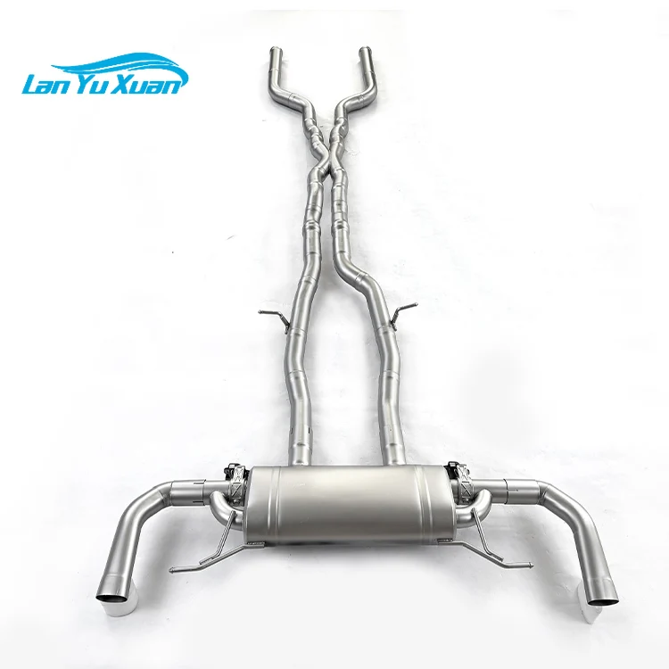 

For Mercedes Benz GLC63S GLC200 GLC300 2.0T 2017-2021 Tuned Exhaust System Cat Back Exhaust Pipe Electronic Valve Muffler