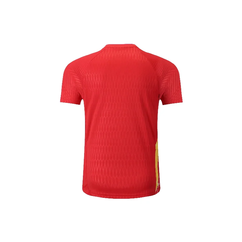 2026 New Badminton Sportswear Table Tennis Short-sleeved Limited Edition Competition Suit Breathable Sweat-absorbent Top T-shirt - view 5