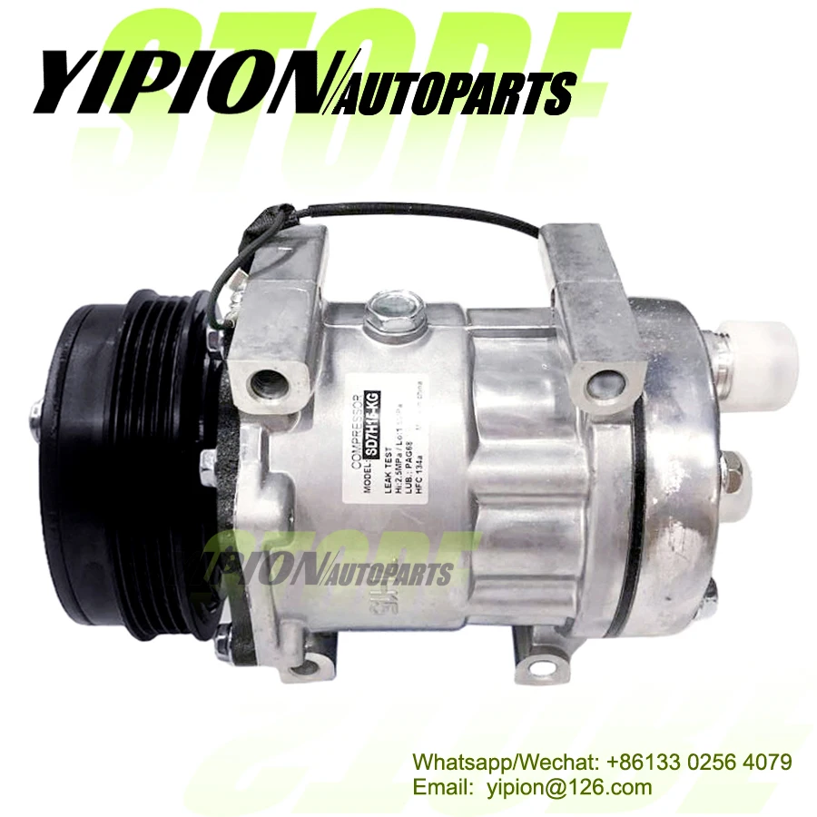 SANDEN SD7H15 CAR AC Air Conditioning Compressor For LAND ROVER DEFENDER LD Pickup 2.5 Td5 TSP0155160 JPB101200 8FK351132231 4PK