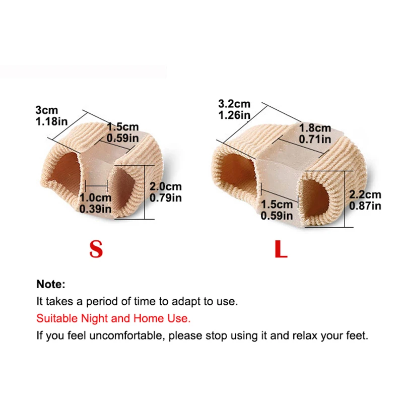 Toe Splitter Feet Bone Thumb Adjuster Silicone Toe Spreader Separator Bunion Hallux Valgus Corrector Thumb Finger Correction 6