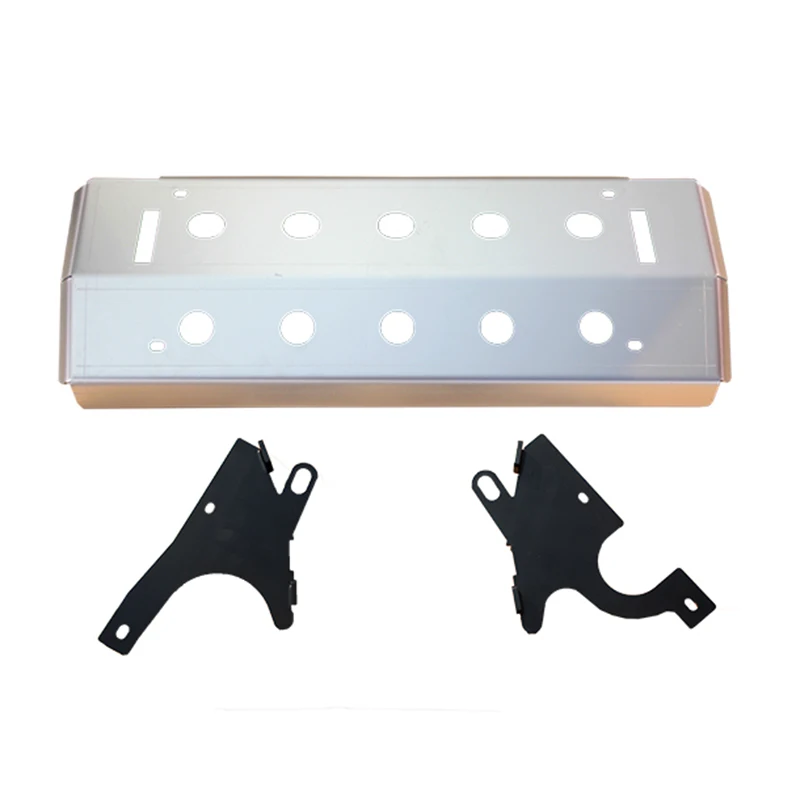 Silver Chrome Front Bumper Guard Skid Plate Fit For land rover defender  90 110