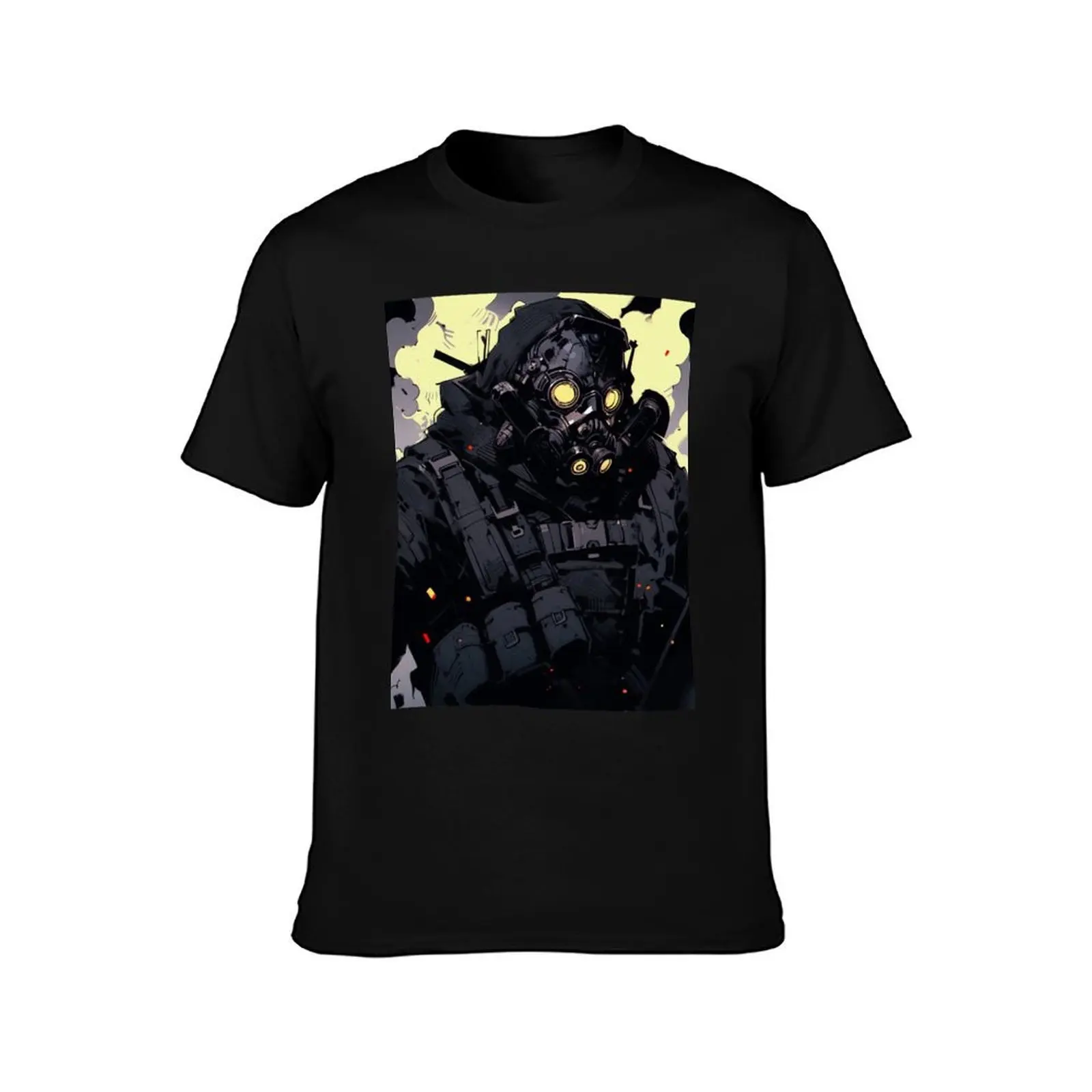 Half Life - Combine T-Shirt, Summer Casual Cotton Tee, Oversized Streetwear Tops, Vintage Graphic Print, Loose Fit Short Sleeve