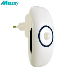 Melery Smart Night Light PIR Motion Sensor Control Cold White Body Induction Mini  Lamp Plug-In for Bedroom Living Room Stair