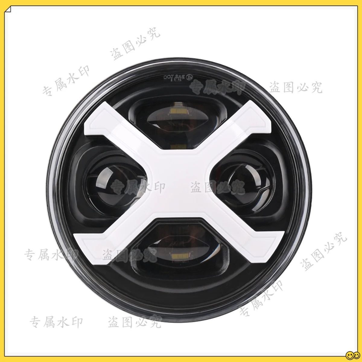 Motorcycle 5.75 Inch Round Led Headlight 40W 5-3/4Inch Headlight for Sportster Iron 883 Street Rod Street Bob Softail