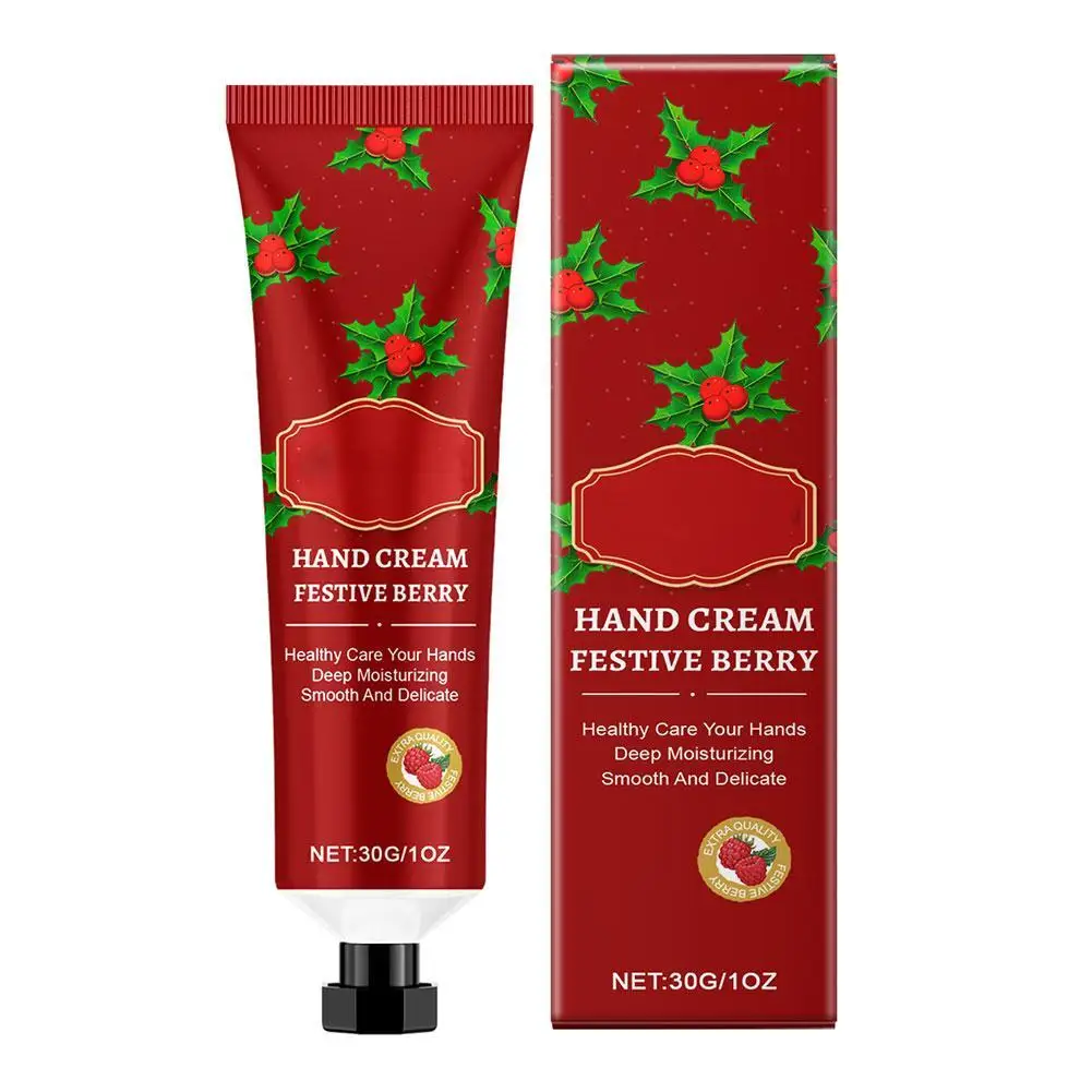 Ensemble de crème pour les mains cadeau de Noël, crème Bergame, pack de voyage crème pour les mains, Moisturizer-30g/pièce Cadeau pour les femmes