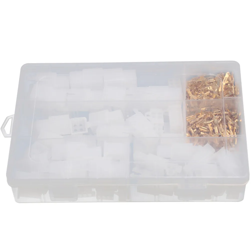 

380Pcs Electrical Terminal Connector Kit Copper Auto Terminals for Car Motorcycle Truck Wiring Crimp Connectors 16Awg