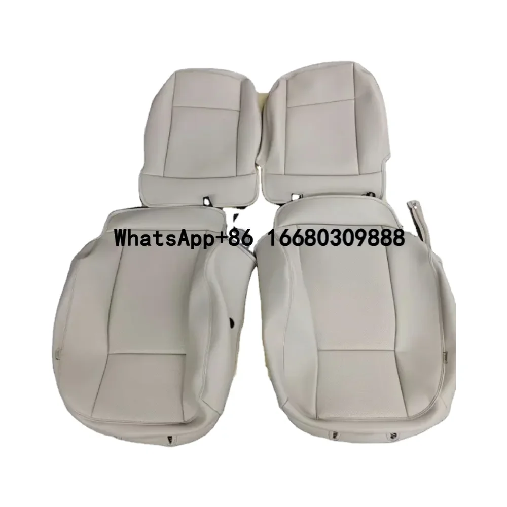 

Hot sale Universal Leather Car Seat Cover beige customized car seat cover luxury car accessories interior