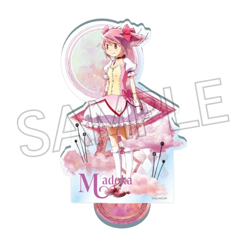 Anime Puella Magi Madoka Magica Vintage Series Madoka Kaname Homura Akemi Acrylic Stand Model Plate Keychains Desk Decor