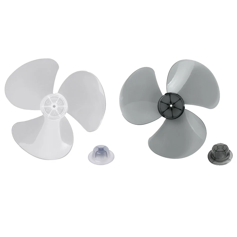 12 Inch Plastic Fan 3 Leaves Transparent For Standing Pedestal Floor Table Electric Fan Replacement Parts Accessories