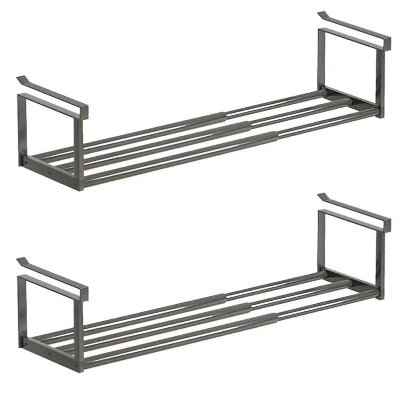 

【CHRISTMAS 】Adjustable Metal Shoe Rack Organizer For Entryway-Dorm-Garage-Expandable Storage Solution