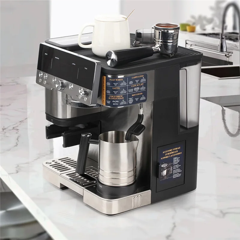 حصيرة علوية لـ Ninja Luxe Espresso ES601 لماكينة القهوة - تحمي السطح العلوي من السيليكون المطحنة دون حظر #2