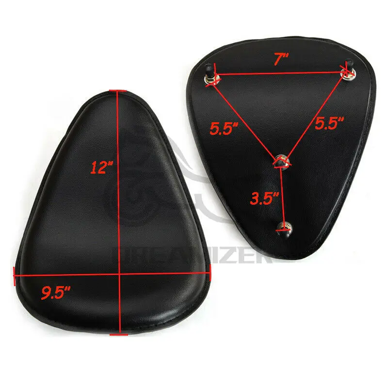 For Honda Bobber Shadow VT 600 700 1300 for Suzuki Bobber Motorcycle Spring Solo Seat Base Saddle Leather Driver Seat Accessorie