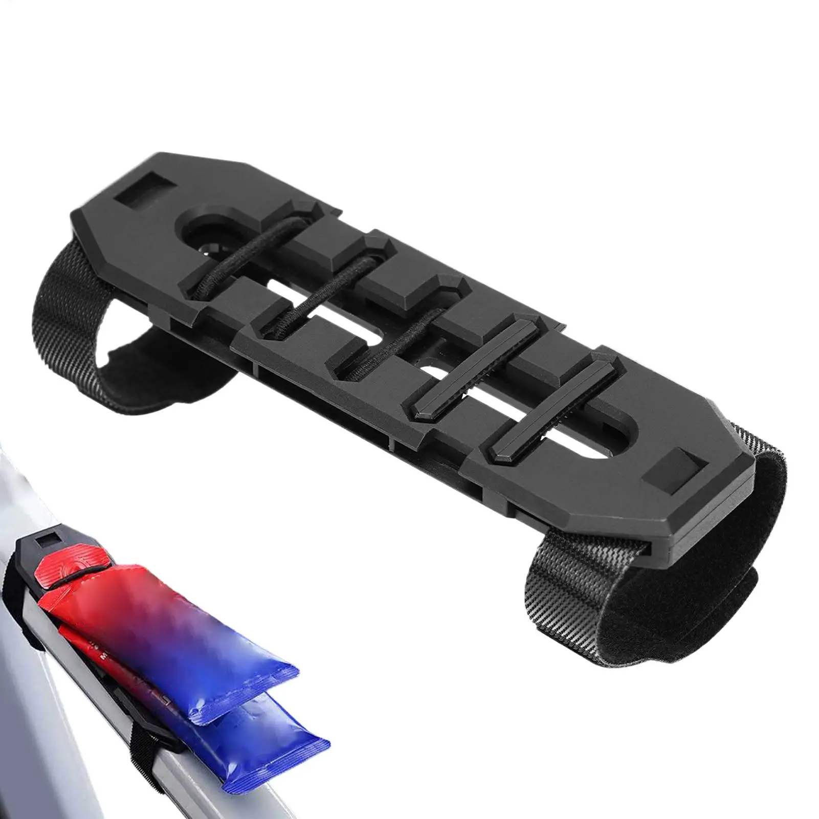 

Road Bikes Energy Gel Holder Stable Anti-Drop Portable Stand with Elastic Buckles Cycling Bikes Accessories for Camping Outdoor