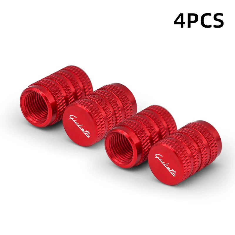 Car Wheel Tire Valve Caps, Tyre Stem Covers, Waterproof, Fit for Alfa Romeo Giulietta 940, Car Decor, 4Pcs Car Accessories