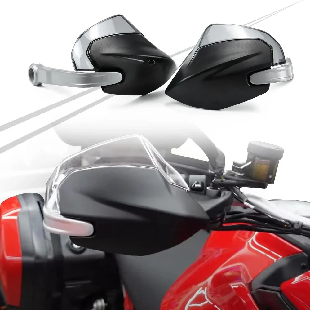 For Ducati Desert X Multistrada V4 V4 S V4S Handlebar Wind Shield Handguards Aluminum Oversized Handguard Extension Accessories