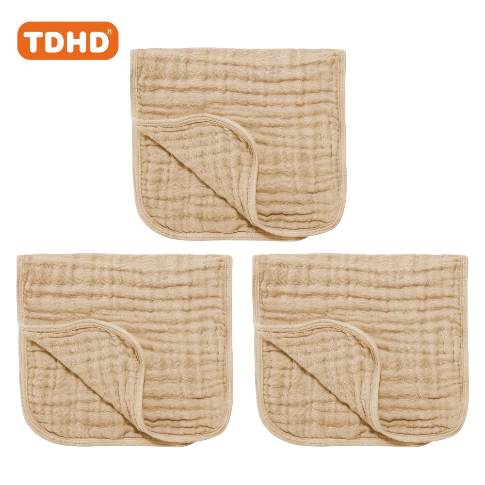 

TDHD 3 шт. Салфетки для отрыжки на Рождество и Хэллоуин: супервпитывающие для мальчиков и девочек, 6-слойные мягкие детские нагрудники и салфетки для кормления