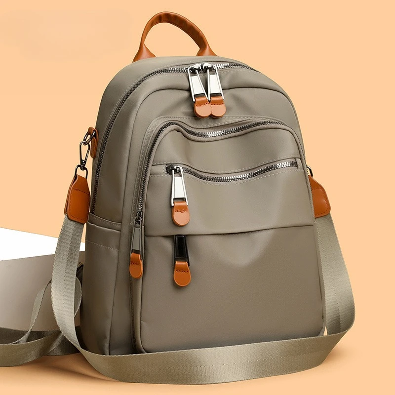 Europe and the United States travel backpacks women Oxford cloth backpack waterproof fashion large-capacity computer bag. - view 4