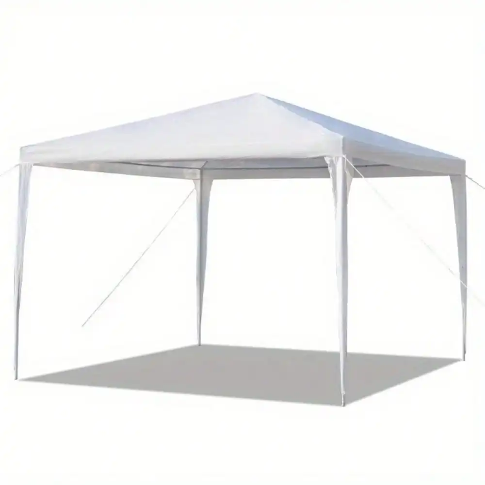 New 10'X 10' Canopy Tent Wedding Party Tent Gazebo Pavilion Outdoor White