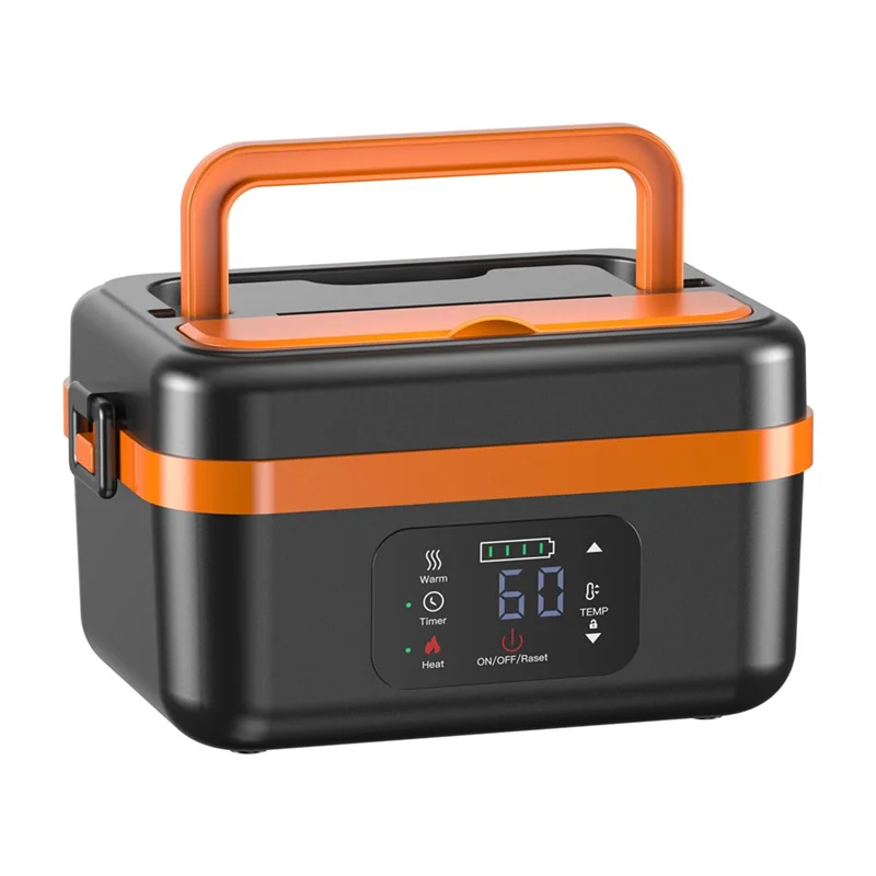 B88B-Cordless Electric Lunch Box,Rechargeable Self-Heating Food Warmer 16000Mah Battery,For Work/Travel Car/Office Us Plug
