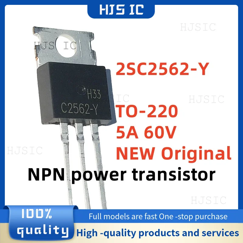 5-10-20PCS Marke NEUE Original 2SC2562-Y C2562-Y 2SC2562 2562-Y TO-220 5A 60V 25W NPN Power transistor elektronik electrónica