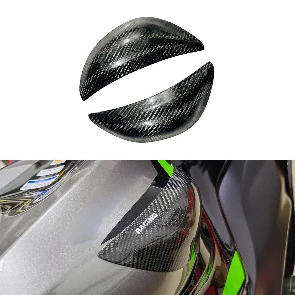 

For 2019-2024 Kawasaki ZX-6R ZX6R 636 Motorcycle Carbon Fiber Fuel Tank Cover Shell Protective Sliding Sleeve Accessories
