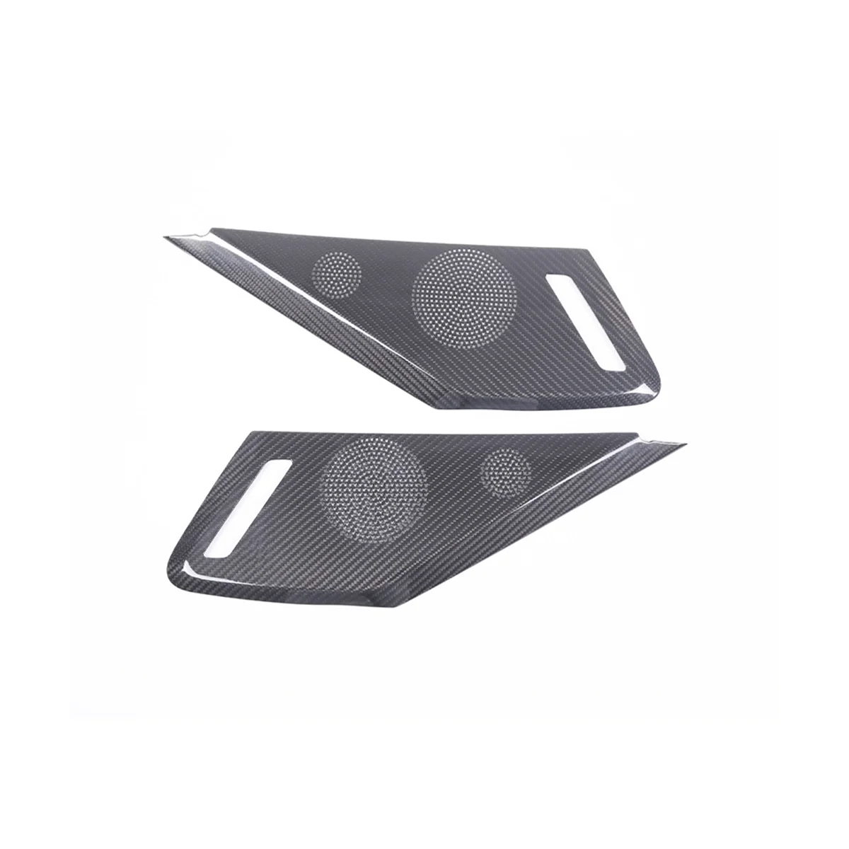 

Car Horn Cover Accessories for C8 2020-2023 Dry Carbon Fiber Interior Side Door Horn Frame Cover Trim