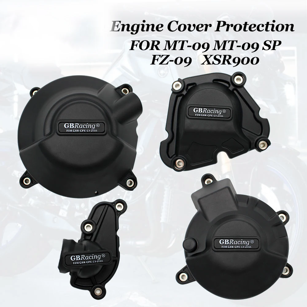 Motorcycles Engine Protective Cover FOR YAMAHA MT09 MT-09 SP FZ-09 TRACER & SCRAMBLER 900 2021-2024 XSR900 2022-2024 Tracer 9 GT