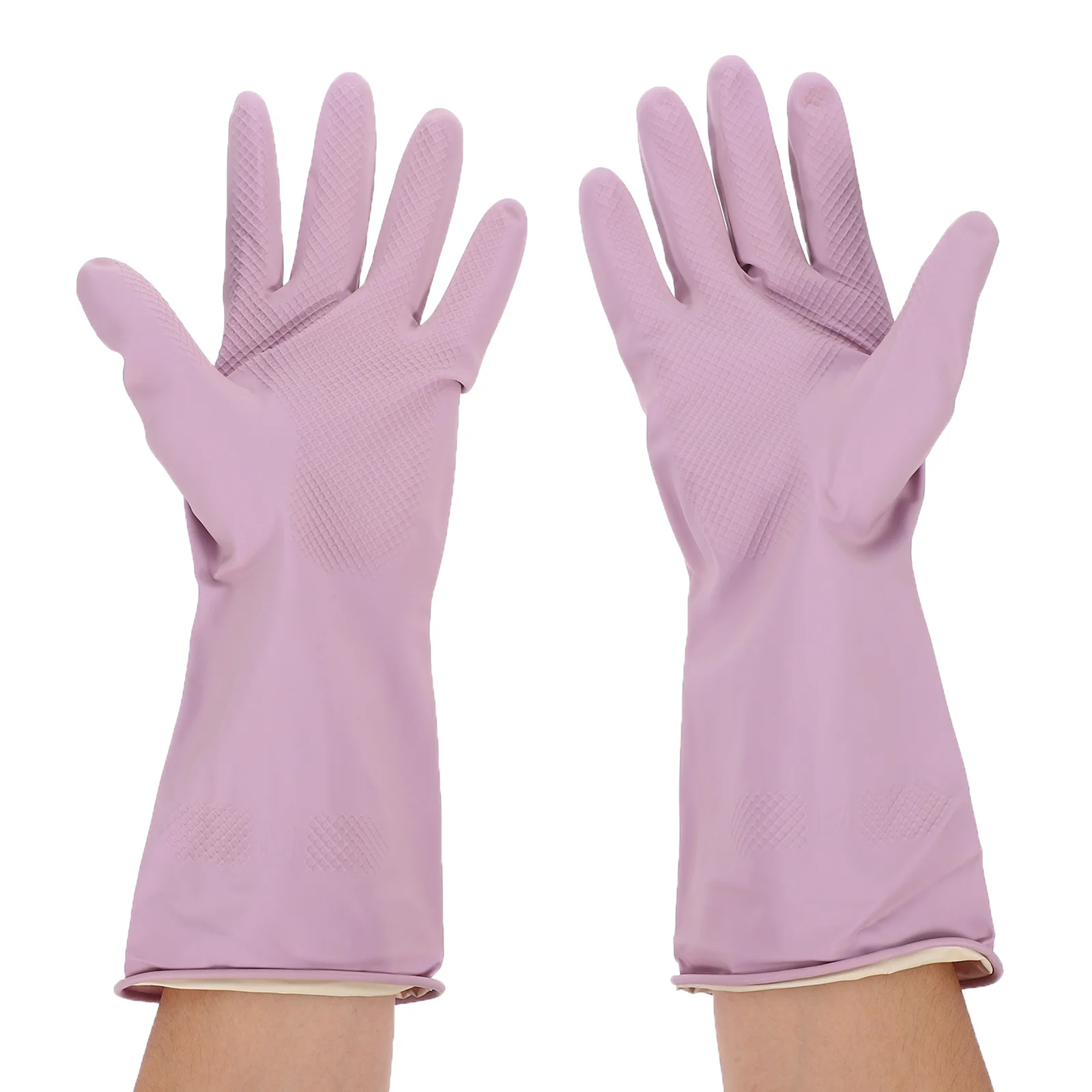 

Многоразовые латексные перчатки для чистки кухни и мытья посуды, легкие маслостойкие защитные перчатки для пятен, длинные перчатки для мытья рук