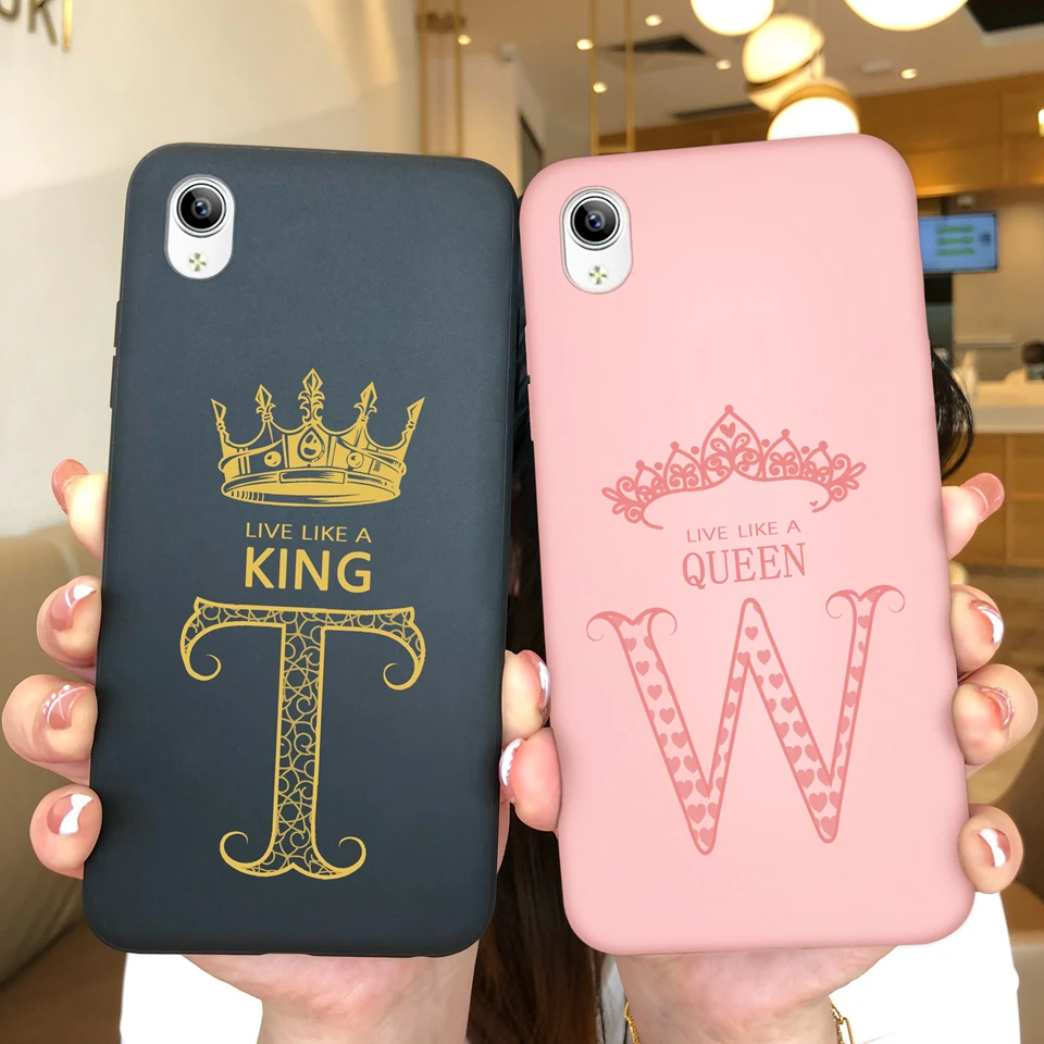 For Vivo Y90 Y91c Y91i (India) Y93 Case Fashion Crown Matte Shockproof Senior Shell For Vivo Y 90 Y 91c Y91i (India) Y 93 Funda