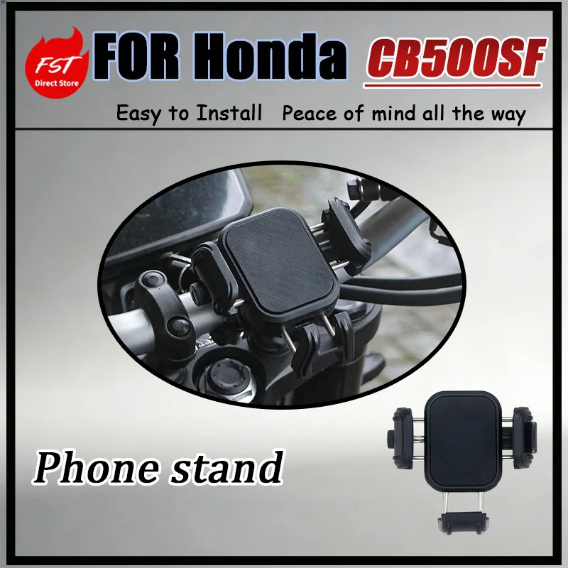 For Honda CB500SF Super Four Motorcycle Phone Navigation Mount - Shock Absorbing Quick-Release Locking Design for Stable Riding