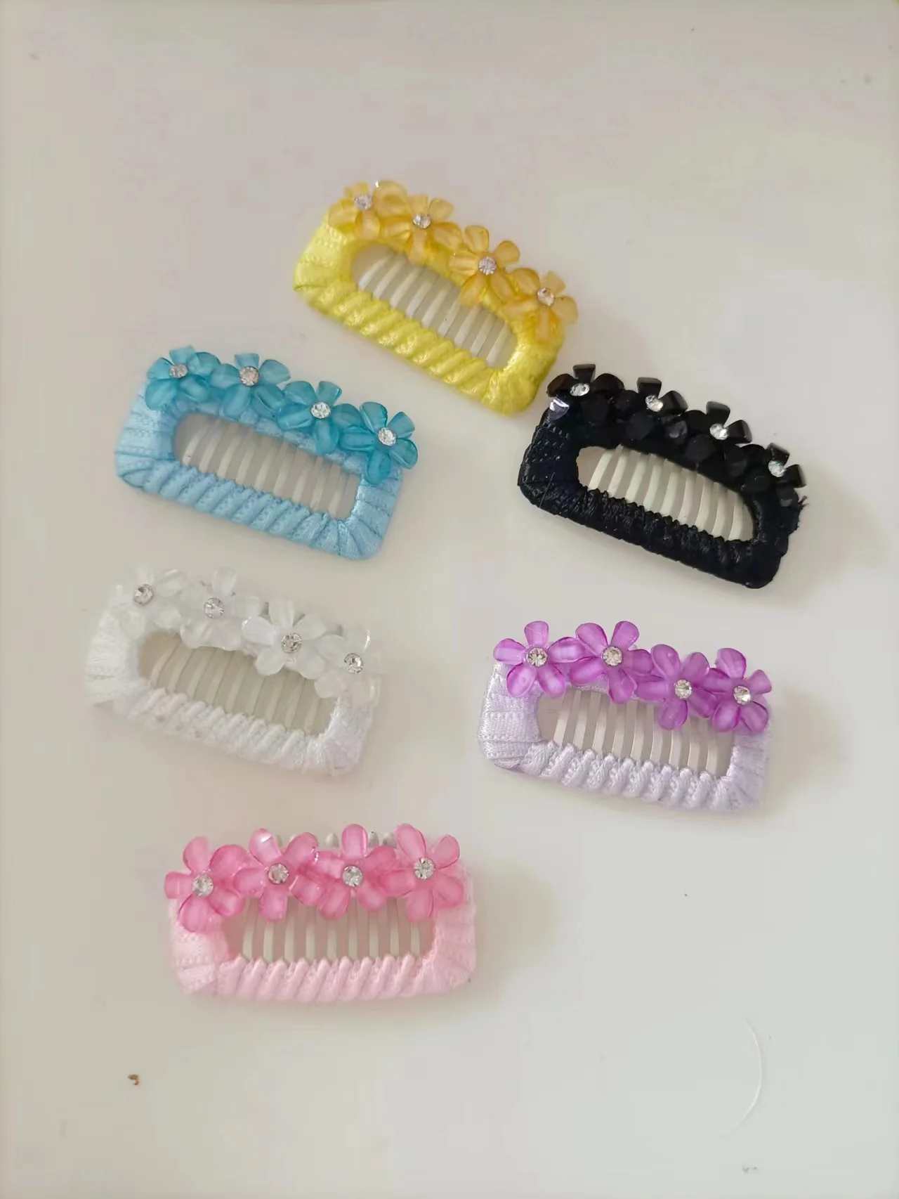 Dogs Cat Hairpin Hair Comb 2.3cm 2.8cm 3.2cm Hair Accessories Cute Pet Cat And Dog Green onions with florets Hairpin