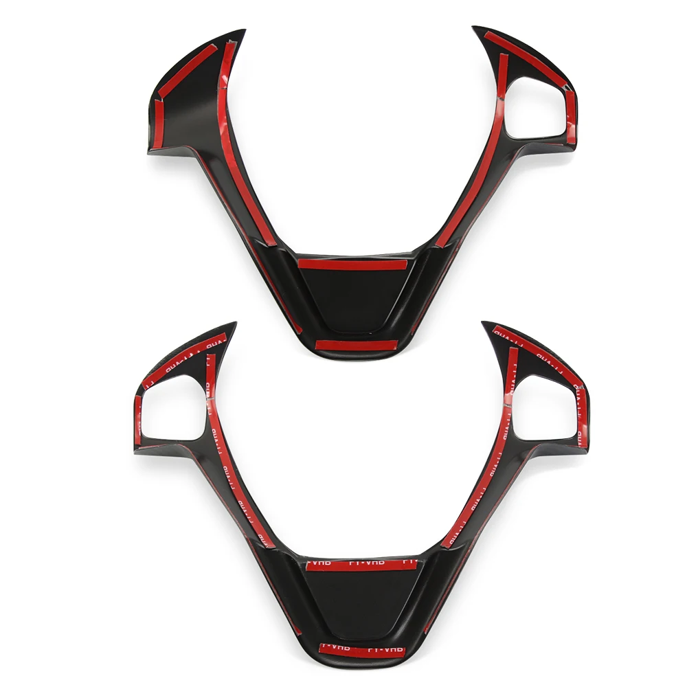 Car Accessories Steering Wheel Protective Sequin Cover Trim Sticker For Ford New Fiesta MK7 Ecosport Figo B-MAX KA+