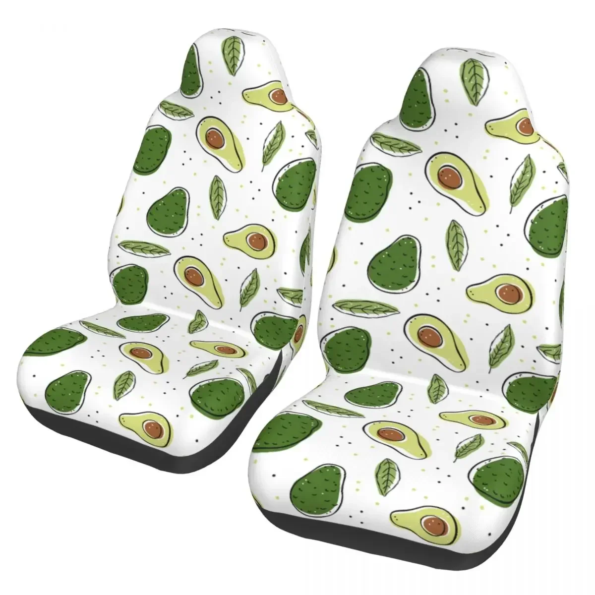 Funda Universal para asiento coche con diseño fruta y aguacate, cojín tela flocado lanterna y trasero impermeable para viaje,