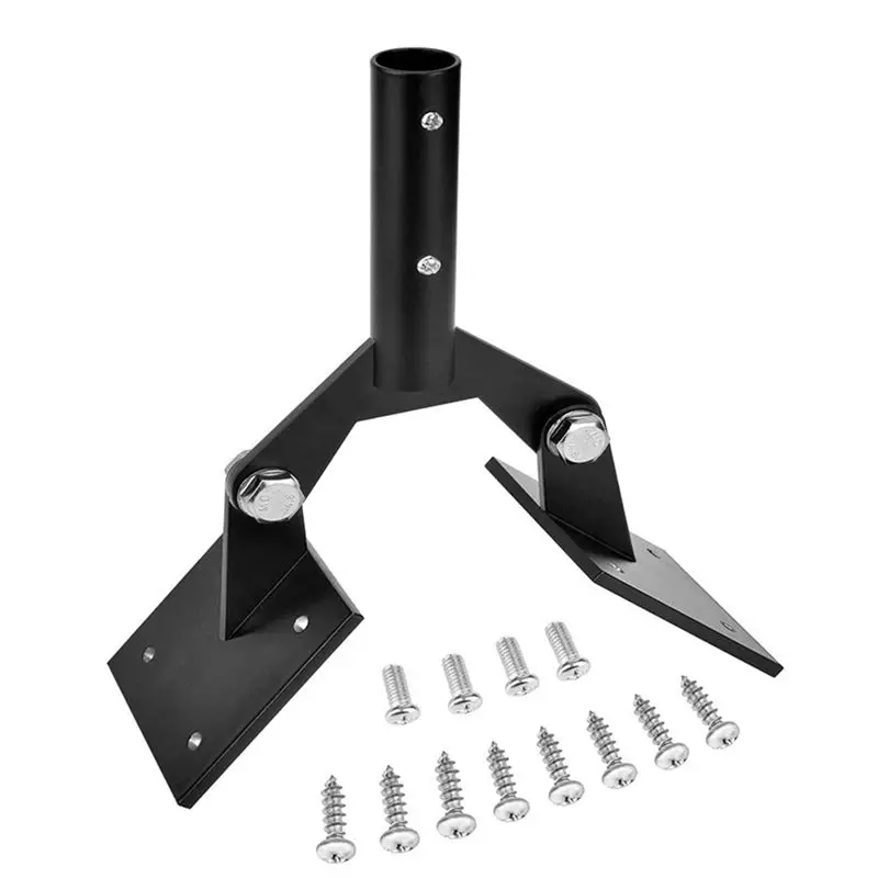 AB47-Roof Vane Bracket Adjustable Garden Weathervane Yard Weather Station Mounting Pole Emergency Roof Sprinkler