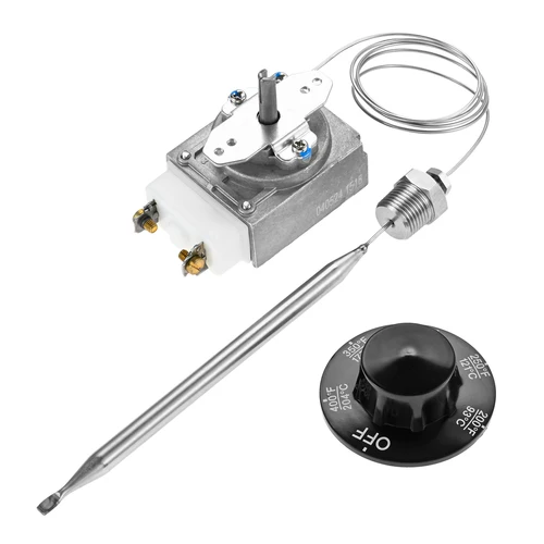 Termostato de seguridad con interruptor de límite alto, perilla de RX-2-24, tuerca NPT de 3/8 ""para freidora de Gas ADCRAFT Atosa 301030004   Robertshaw Cecilware Hobart