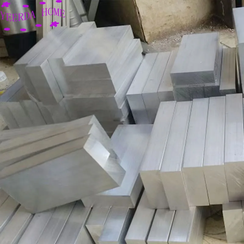 10mm 20mm 30mm Thick Aluminum sheet 6061 aluminum plate Large aluminum block CNC processing materials