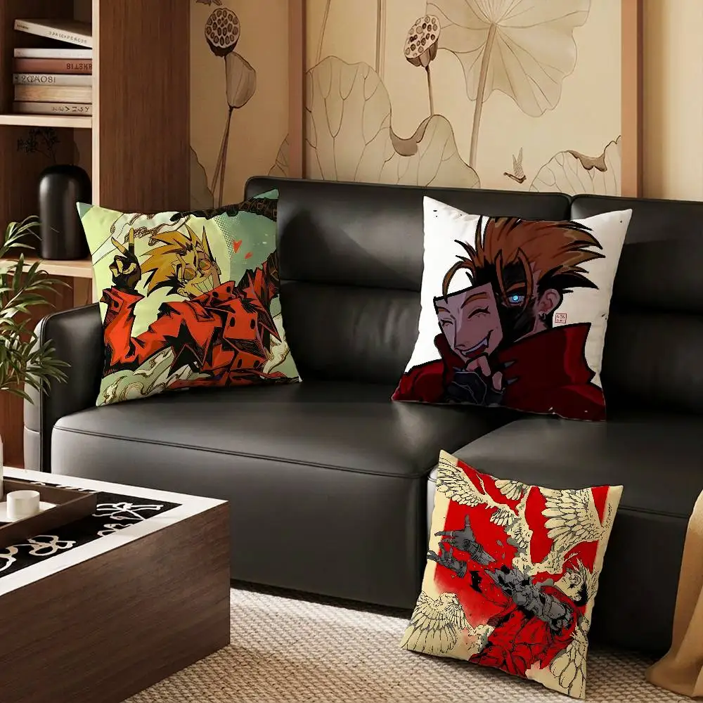 Trigun S-Stampede pillow cover living room sofa cushion cover bedroom room bed pillow cover home decoration