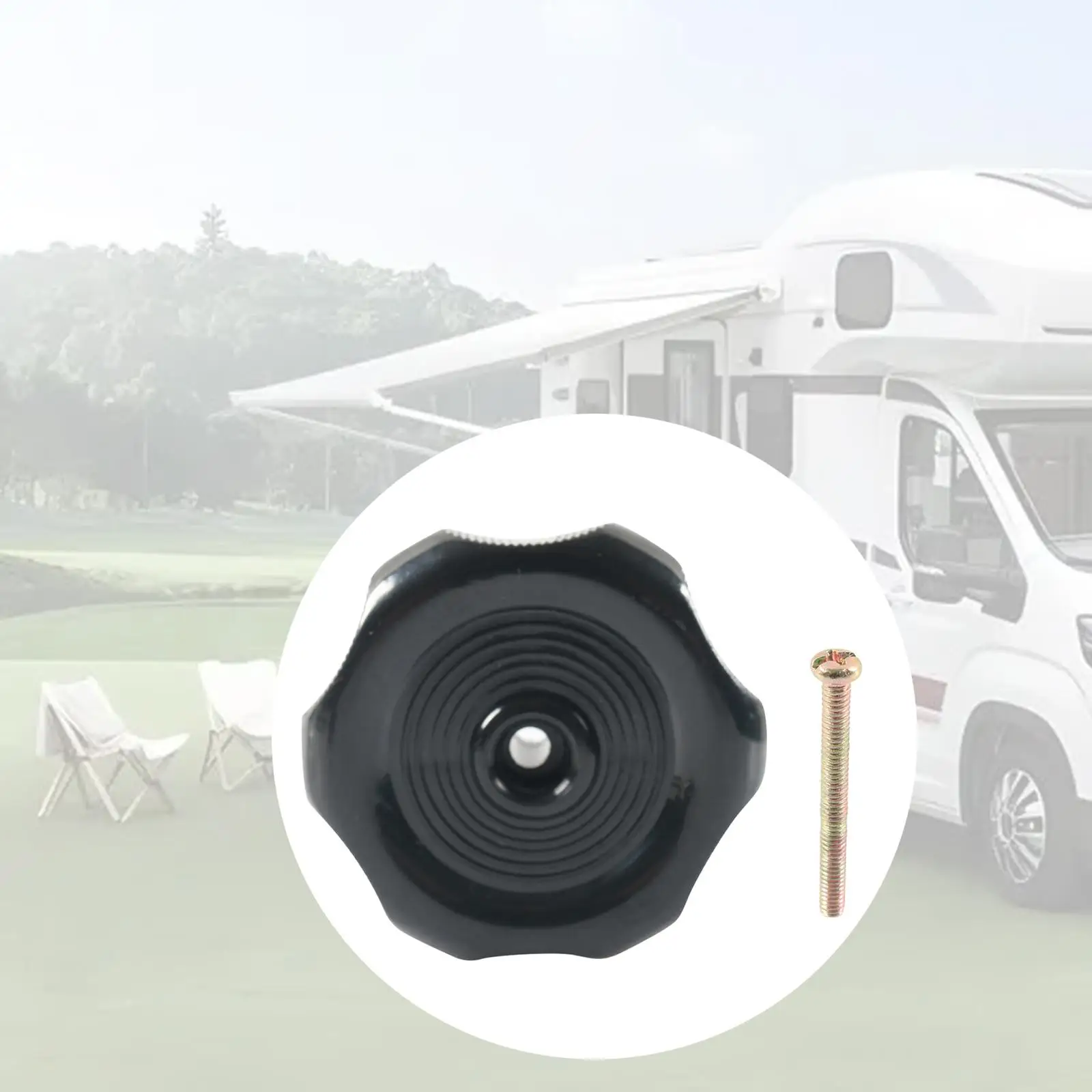 

Interior Decoration Campers Window Latch Knob ABS Easy Install Equipment for Rvs and Trailers
