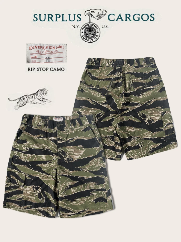 

John Wayne Silver Tiger NonSto J Vietnam War Pure Cotton TCU Камуфляж против царапин с рисунком тигра Спецодежда orts