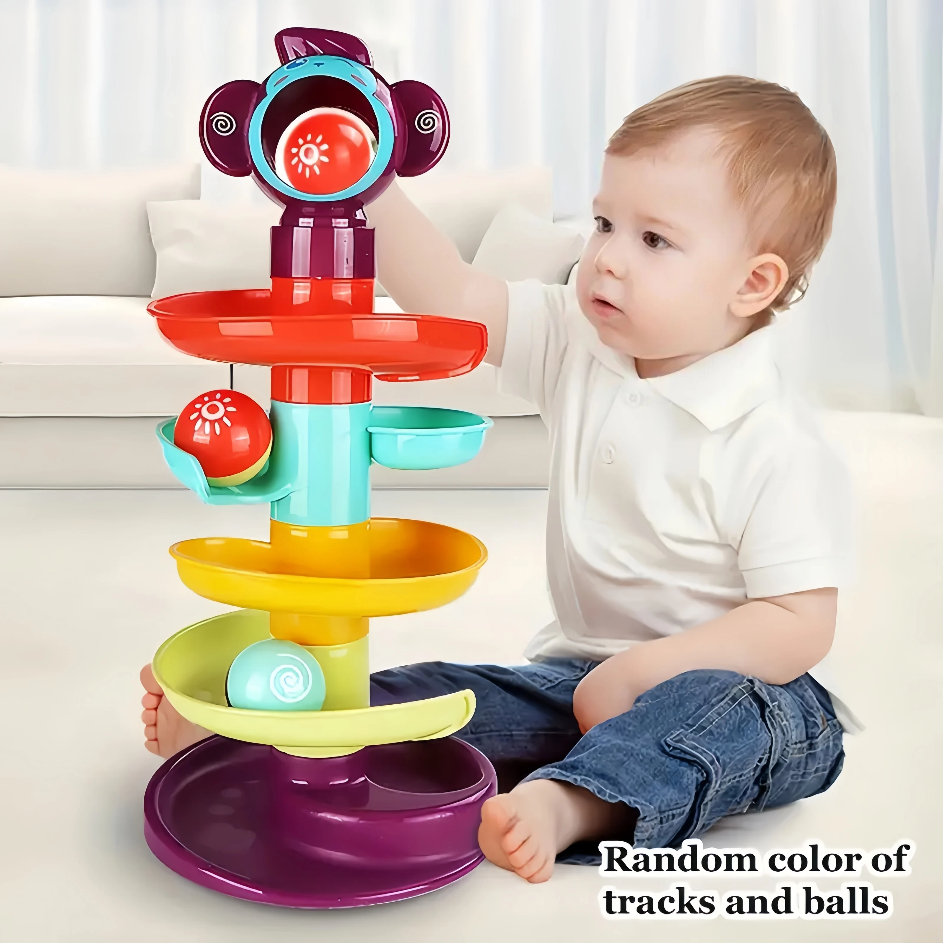 ألعاب مسار الكرة التعليمية، الكرات المكدسة والدوارة / ألعاب مسار الكرة المنزلقة القصوى، الهالوين، عيد الشكر وعيد الميلاد.