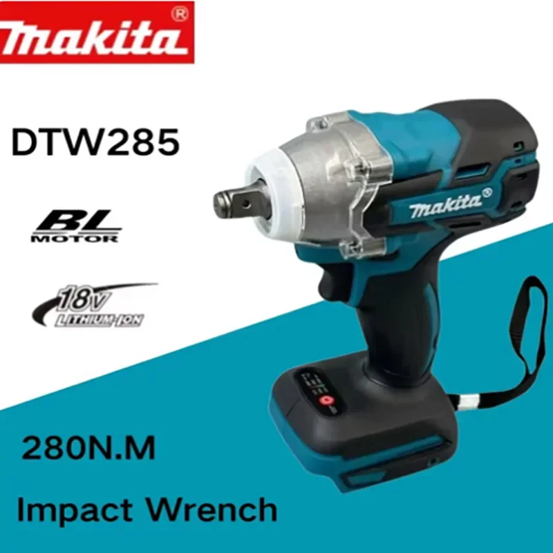 

DTW285 18V Makita Wrench Electric Brushless Wrench Cordless 320N.M Impact Tool Power Tools Rechargeable For Makita 18V Battery