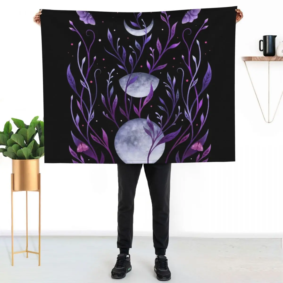 

Phase & Grow Throw Blanket Cozy Microfiber Throw Blanket for Home Bedroom