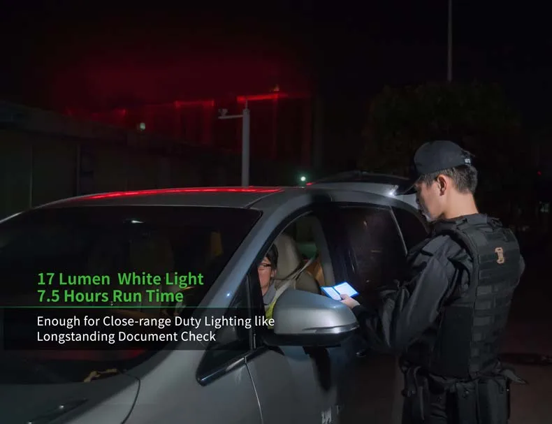 警察のLED警告ランプ、ナイトライト、警察の検査、胸クリップ、青赤の